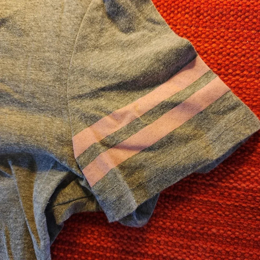 Tinkerbell shirt grey with pink size small/ bundle requirement - Picture 2 of 3